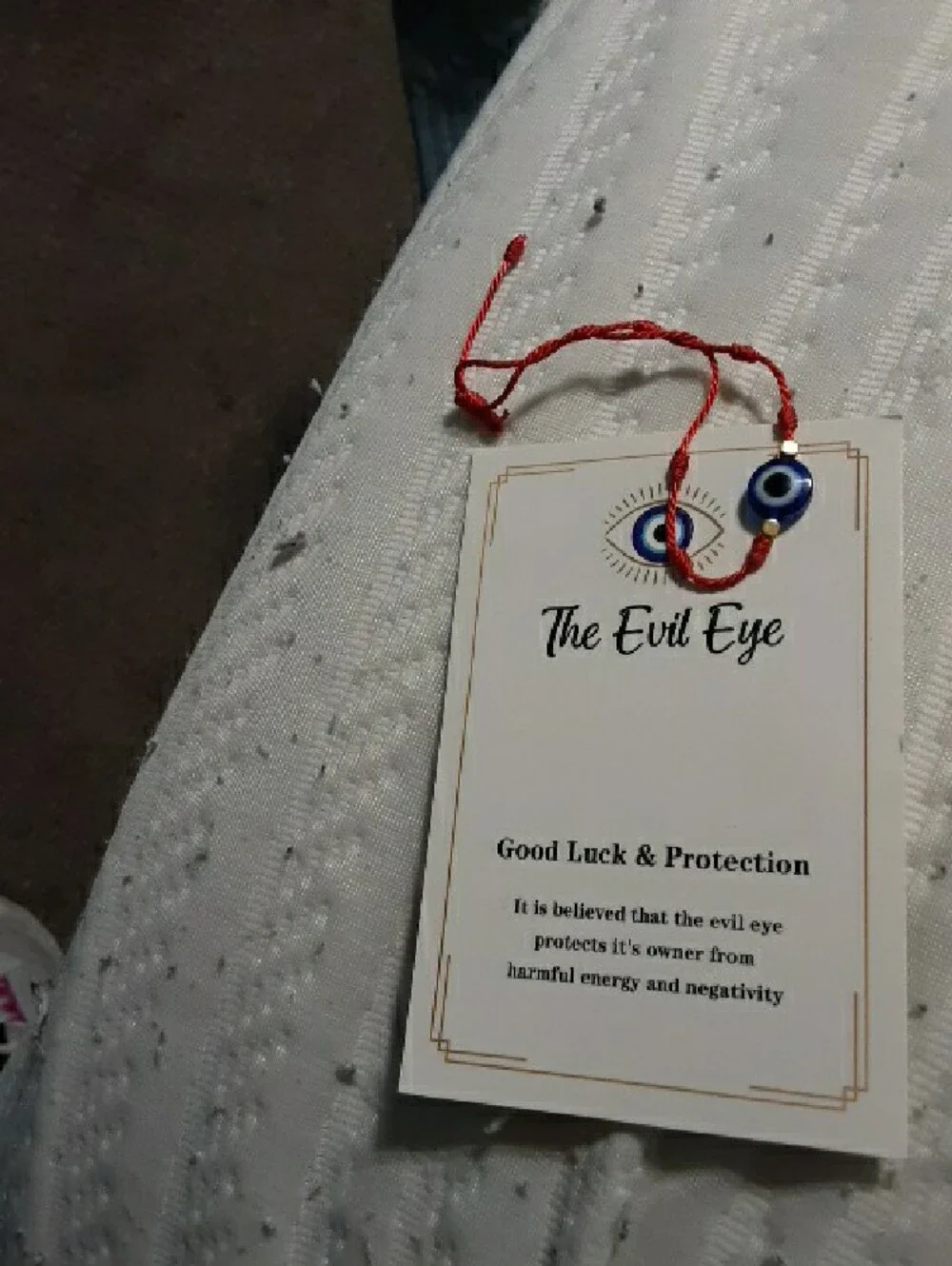 Evil Eye Protective Bracelet, Keychain  Or Purse Charm Set